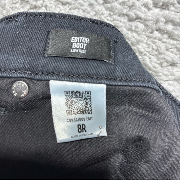 Express Jeans Womens 8 Editor Boot Cut Low Rise Denim Minimalist Stretch Classic - Picture 3 of 4